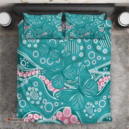 Australia Hereditary Cancer Awareness Bedding Set Aboriginal Butterflies LT7
