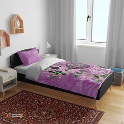 Australia Boronia Bedding Set Aussie Native Flowers Indigenous Art LT14
