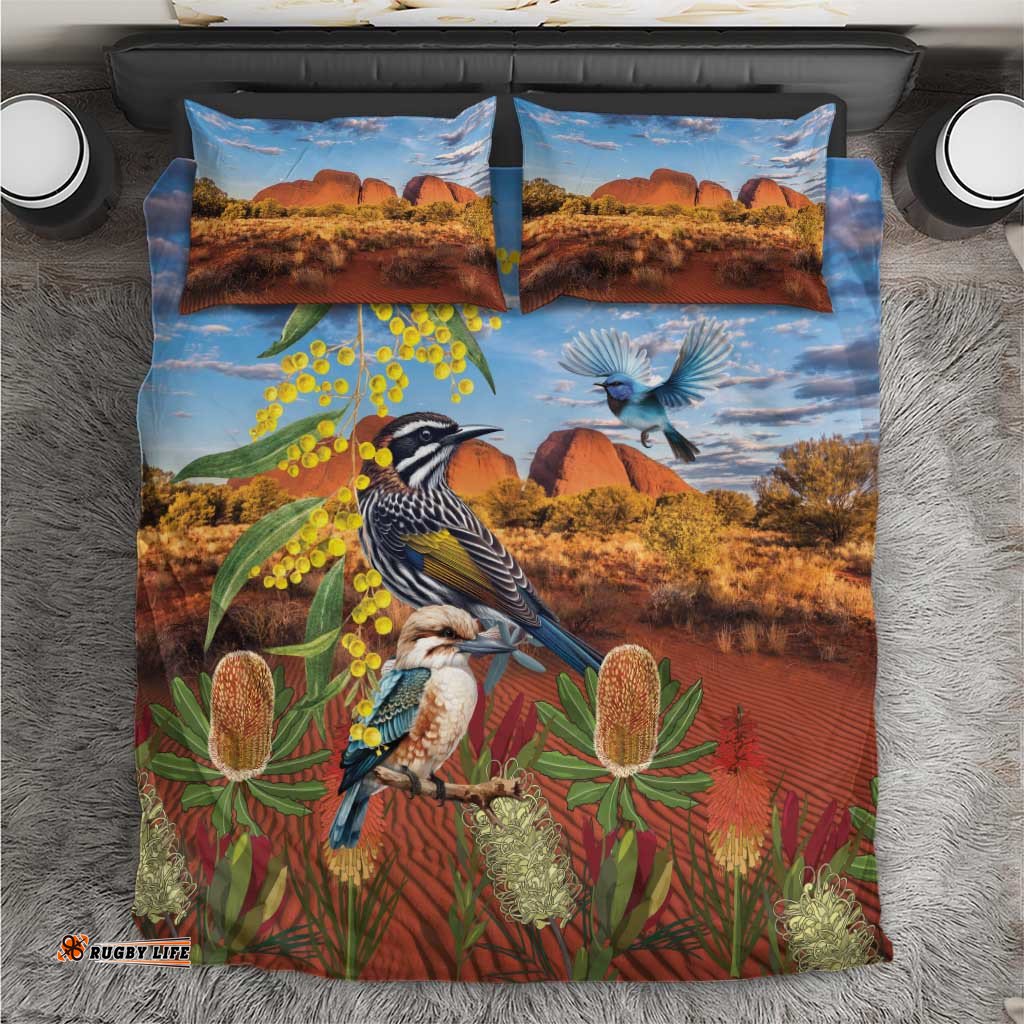 Australia Native Bird Uluru Ayers Rock Bedding Set LT9