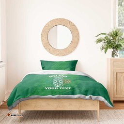 Custom Ireland Cricket Bedding Set Irish Celtic Knot - National Color LT14
