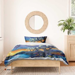 Australian Night Sky Landscape Bedding Set Aboriginal Dreamtime Story LT9