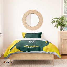 Australia Cricket Custom Bedding Set GO Aussie - Modern Motif LT7