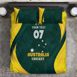 Australia Cricket Custom Bedding Set GO Aussie - Modern Motif LT7