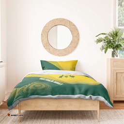 Australia Bowls Bedding Set Basic Marble Glaze - National Color LT7