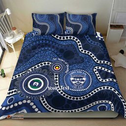 Geelong Cats NAIDOC Week 2026 Personalised Bedding Set 50 Years of Deadly Aboriginal Art LT14