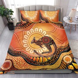 Indigenous Kangaroo Australia Bedding Set Australian Aboriginal Art Proud LT14