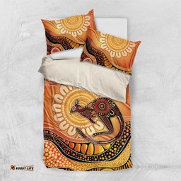 Indigenous Kangaroo Australia Bedding Set Australian Aboriginal Art Proud LT14
