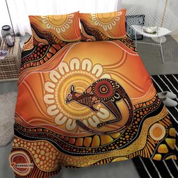 Indigenous Kangaroo Australia Bedding Set Australian Aboriginal Art Proud LT14