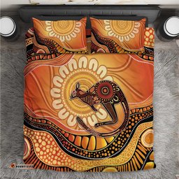 Indigenous Kangaroo Australia Bedding Set Australian Aboriginal Art Proud LT14
