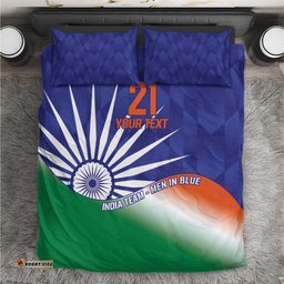 India Cricket Custom Bedding Set Ashoka Chakra with Flag Style LT9