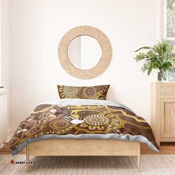 Hawks Football Bedding Set Aboriginal Dot Art Pattern DT05