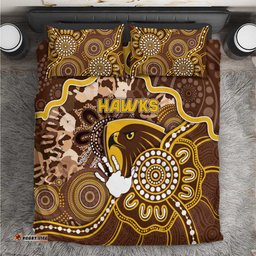 Hawks Football Bedding Set Aboriginal Dot Art Pattern DT05