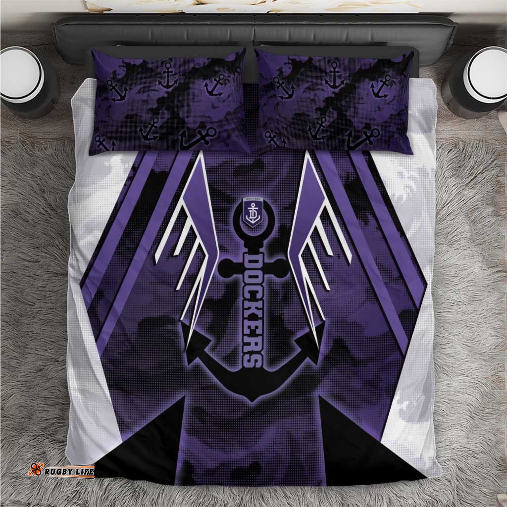 Fremantle Football Bedding Set Dockers Anchor Sporty Style DT05