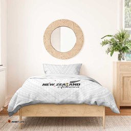 Football New Zealand Bedding Set Aotearoa United White Version LT01