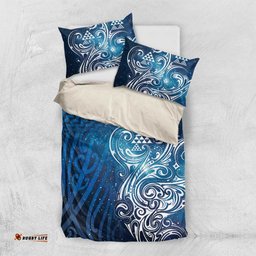 Matariki Galaxy Bedding Set Maori Taniko Pattern LT9