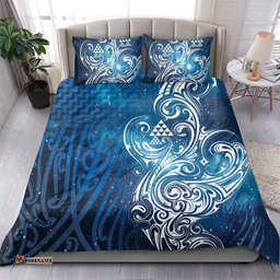 Matariki Galaxy Bedding Set Maori Taniko Pattern LT9