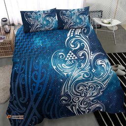 Matariki Galaxy Bedding Set Maori Taniko Pattern LT9