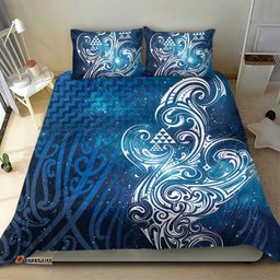 Matariki Galaxy Bedding Set Maori Taniko Pattern LT9