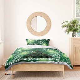 Matariki New Zealand Bedding Set NZ Niho Taniwha Maori New Year Green Galaxy LT14