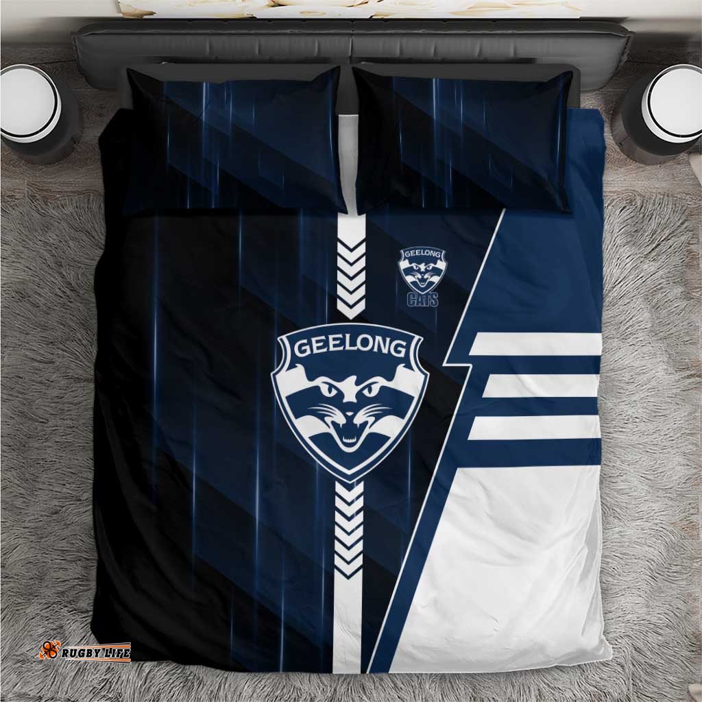 Geelong Cats Bedding Set Modern Geometric Sports Graphic Style TS04