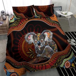 Indigenous Koala Australia Bedding Set Australian Aboriginal Art Proud LT14