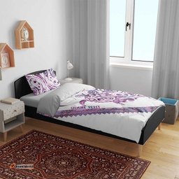 Mawhero Paua shell Kowhaiwhai Taniko Personalised Bedding Set Turtle Tattoo Maori Tribal Style LT9