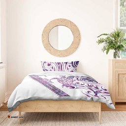 Mawhero Paua shell Kowhaiwhai Taniko Personalised Bedding Set Turtle Tattoo Maori Tribal Style LT9