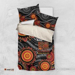 NAIDOC Week 50 Years Deadly Personalised Bedding Set Aboriginal Art LT14
