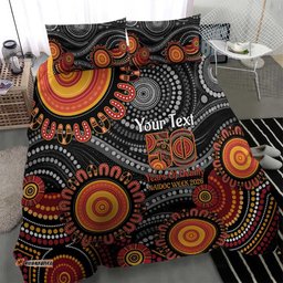 NAIDOC Week 50 Years Deadly Personalised Bedding Set Aboriginal Art LT14