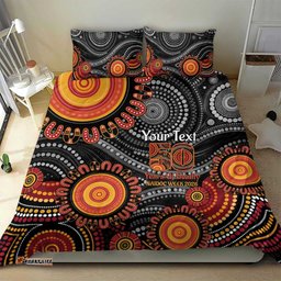 NAIDOC Week 50 Years Deadly Personalised Bedding Set Aboriginal Art LT14