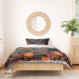 NAIDOC Week 50 Years Deadly Personalised Bedding Set Aboriginal Art LT14