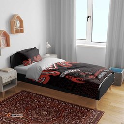 Maori Waitangi Bedding Set Kotahitanga Poutama Mix Whakairo LT7