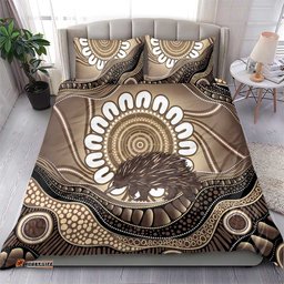 Indigenous Echidna Australia Bedding Set Australian Aboriginal Art Proud LT14