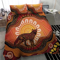 Indigenous Dingo Australia Bedding Set Australian Aboriginal Art Proud LT14