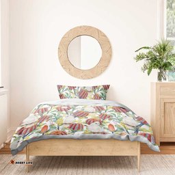 Little Corella Australia Cockatoo Bedding Set Cacatua Sanguinea Banksia Seamless White LT14