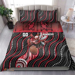 Essendon Go Bombers Bedding Set Don The Sash DT05
