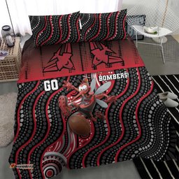 Essendon Go Bombers Bedding Set Don The Sash DT05