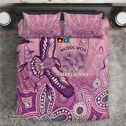 NAIDOC Week - 50 Years Deadly Bedding Set Pastel Wings LT7