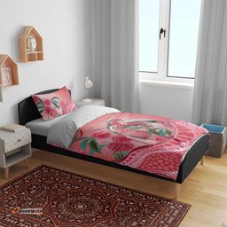 Indigenous Pink Galah Australia Bedding Set Australian Hakea Aboriginal Art Proud LT14