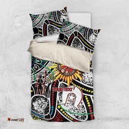 NAIDOC 50 Years of Deadly Personalised Bedding Set Aboriginal Dot Art LT9