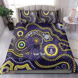 Dockers NAIDOC Week 2026 Personalised Bedding Set 50 Years of Deadly Aboriginal Art LT14