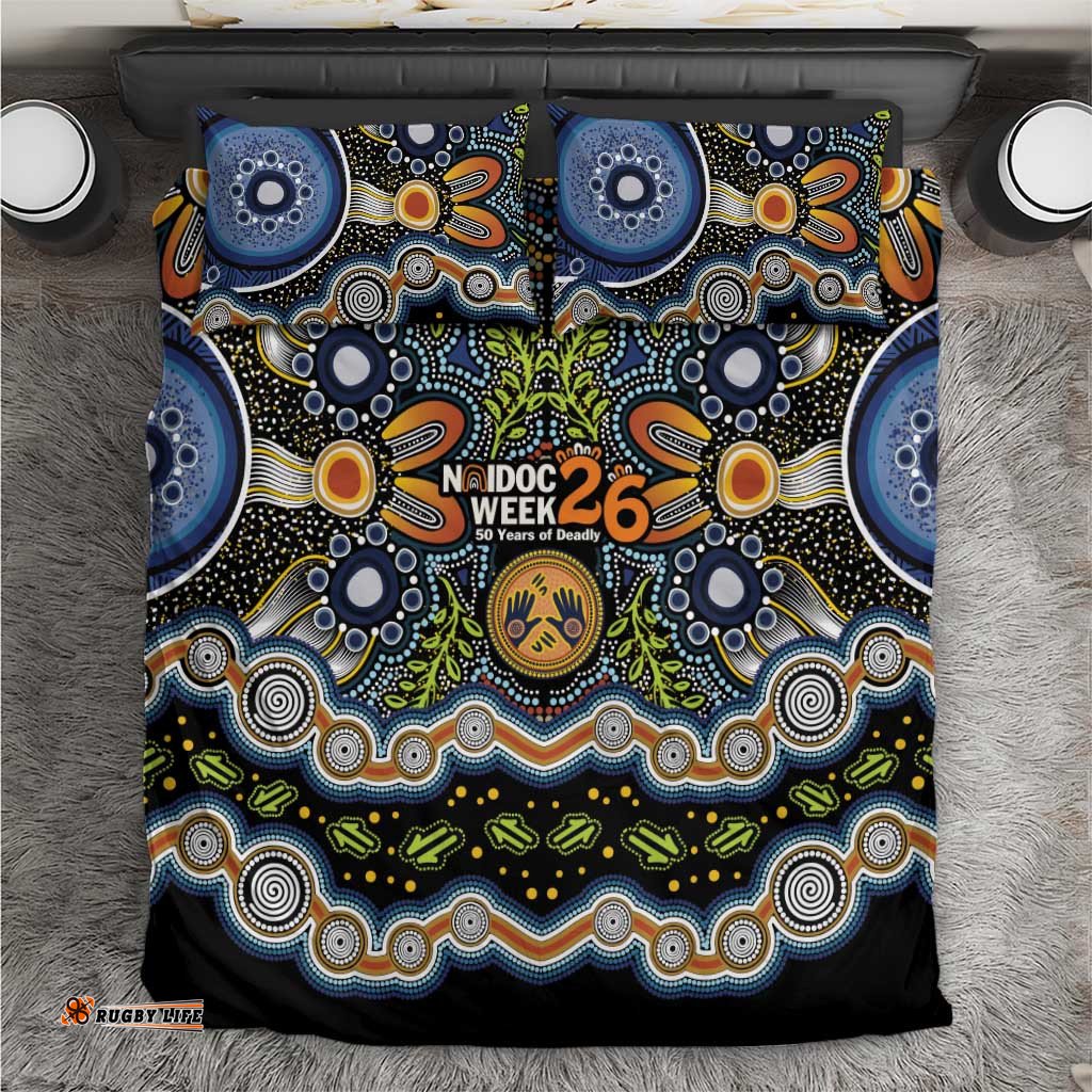 NAIDOC Deadly 50 Years Bedding Set Aboriginal and Torres Strait Islander LT9