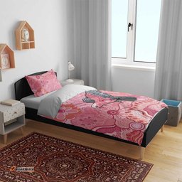 NAIDOC Week Aussie Indigenous Bedding Set Aboriginal Galah Bird Contemporary Art LT7