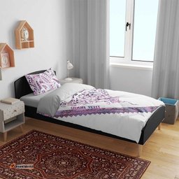 Mawhero Paua shell Kowhaiwhai Taniko Personalised Bedding Set Manta Ray Shark-Turtle Maori Tribal Style LT9