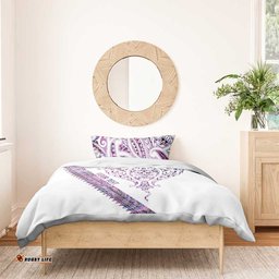 Mawhero Paua shell Kowhaiwhai Taniko Personalised Bedding Set Manta Ray Shark-Turtle Maori Tribal Style LT9