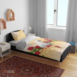 New Zealand Aotearoa Cockatoo Bedding Set Maori Pattern With Pohutukawa Flowers LT05