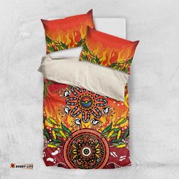 NAIDOC Week 2026 Bedding Set 50 Years of Deadly Aboriginal Dot Art LT9