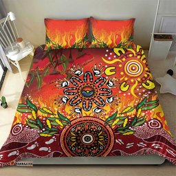 NAIDOC Week 2026 Bedding Set 50 Years of Deadly Aboriginal Dot Art LT9