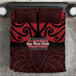 Keep Maori Wards New Zealand Bedding Set Stronger Together Aotearoa Taniko LT14