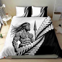Koru Fern New Zealand Maori Tribal Warrior Bedding Set LT9